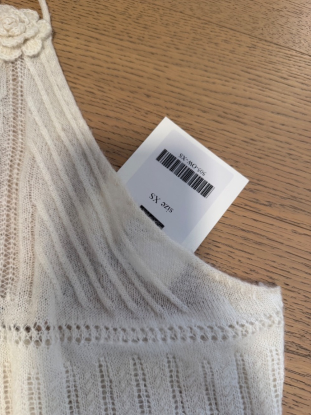 De Rococo Fuzzy Halter Top - Picture 3 of 3